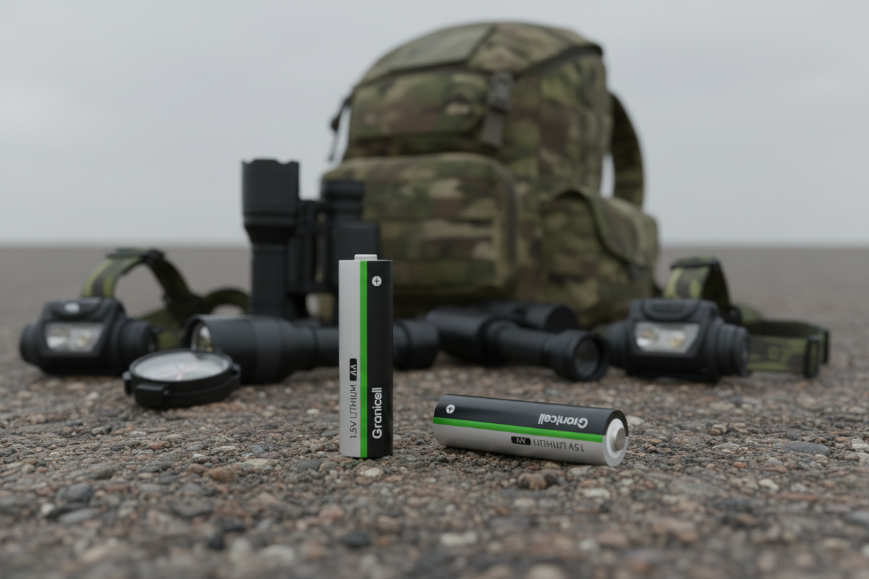 Granicell lithium batteries